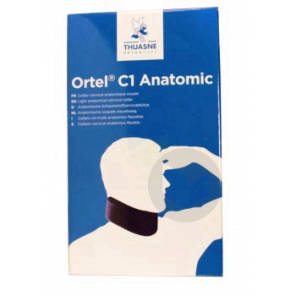 Ortel C1 Anatomic Collier Cervical Avec Housse Marine 7,5cm T1