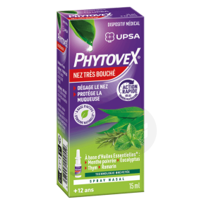 Phytovex Spray Nez Très Bouché 15ml