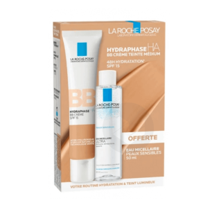 Hydraphase Ha Bb Crème Spf15 Teinte Médium 40ml + Eau Micellaire 50ml Offerte 