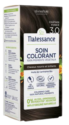 Soin Colorant 100% Pigments Végétaux Châtain Foncé 3.0 150ml