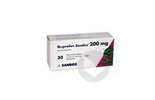  Sandoz 200 Mg Comprimé Enrobé (plaquette De 30)