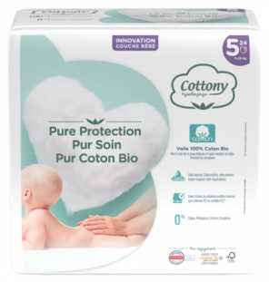 Couche Cottony Bebe 11 25 Kg Taille 5 X 24