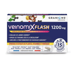 Veinomix Flash 1200mg 30 Comprimés 