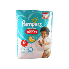  Baby Dry Couche T6 +16kg Paq/19