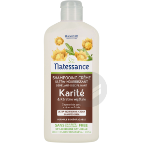 Shampooing Crème Ultra-nourrissant - Karité & Kératine Végétale
