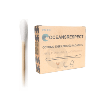 Cotons-tiges En Bambou Biodégradables X100