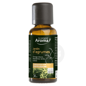Composition Pour Diffusion Jardin D'agrumes 30ml