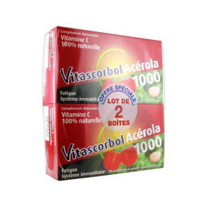 Vitascorbol Acérola 1000 2x30 Comprimés À Croquer