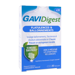 Flatulences Et Ballonnements 30 Gélules
