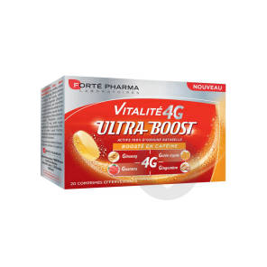 Forte Pharma Vitalite 4 G Ultra Boost 20 Comprimes Effervescents