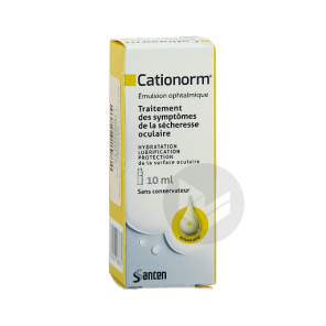 Cationorm Emulsion Ophtalmique 10 Ml