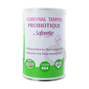Florgylan Tampon Probiotique Périodique Avec Applicateur Super X9