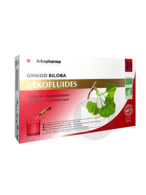 Arkofluide Bio Ginkgo Biloba S Buv 20amp/15ml