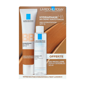 Hydraphase Ha Bb Crème Spf15 Teinte Foncée 40ml + Eau Micellaire 50ml Offerte 