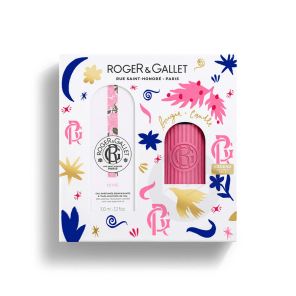 Coffret Eau Parfumée + Bougie Rose