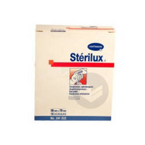 Sterilux Compr Oculaire Ovale B 10