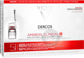 Dercos Technique Aminexil Femme Clinical 5 Traitement Anti Chute 21 X 6 Ml
