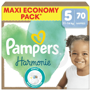 Couches Bébés Harmonie Taille 5 : 11 - 16 Kg X70
