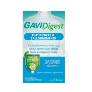 Gavidigest Flatulences & Ballonnements 15 Gélules