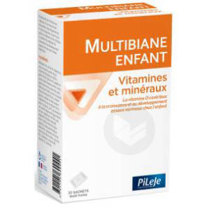 Multibiane Enfant Vitamines Et Minéraux 20 Sachets