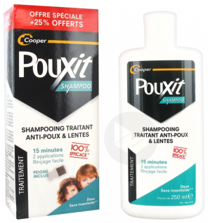 Pouxit Shampoing Anti-poux 200ml+50ml