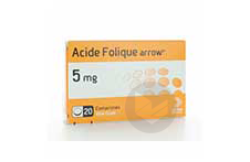 Acide Folique  5 Mg Comprimé (plaquette De 20)