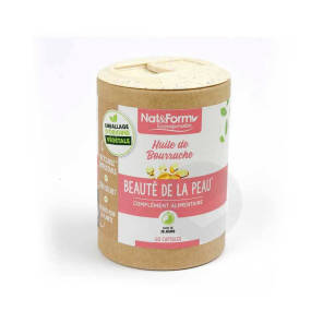 Nat&form Eco Responsable Huile De Bourrache+onagre Bio+vitamine E Caps B/60