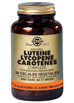 Luteine Lycopene Carotenes Complexe 30 Gelules Vegetales