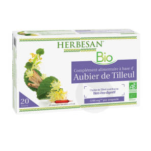 Aubier De Tilleul Bio 20 Ampoules De 15ml