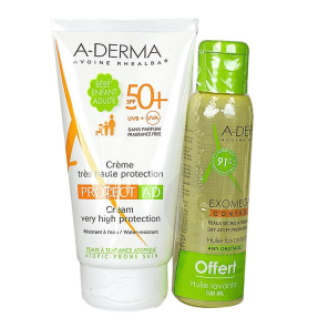 Protect Ad Spf50+ 150ml + Huile Lavante 100ml Offerte