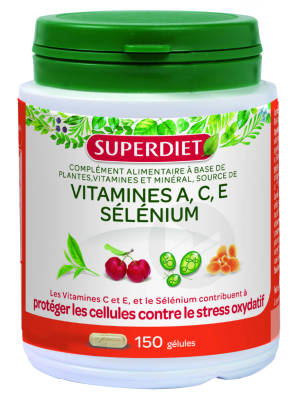 Vitamines A.c.e Selenium 150 Gélules