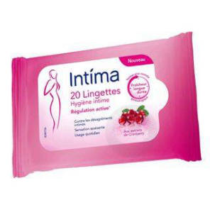 Intima Gynexpert Lingette Cranberry Paquet 30