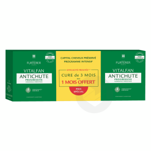 Antichute Progressive Complement Alimentaire Chute Cheveux 3 X 30 Capsules