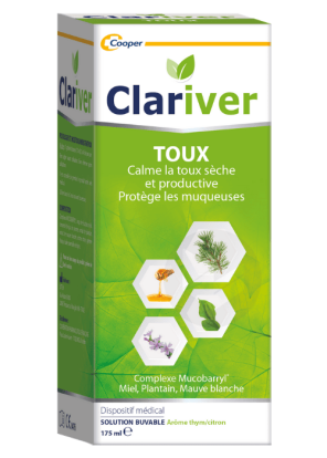Clariver Toux Solution Buvable Adulte 175 Ml