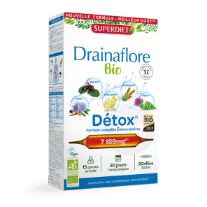 Drainaflore Détox Bio 20 Ampoules