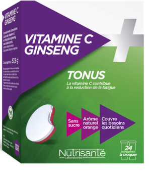 Vitamine C Ginseng 24 Comprimes