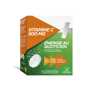 Vitamine C 500mg 24 Comprimés Effervescents