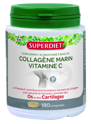 Collagène Marin + Vitamine C 180 Comprimés