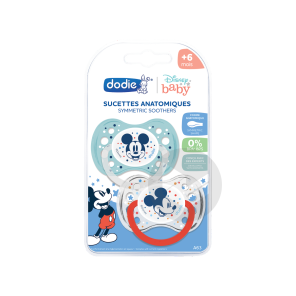 Sucette Anatomique 6 Mois Duo Mickey A 63