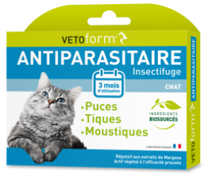 Antiparasitaire Insectifuge Chat 6 Pipettes