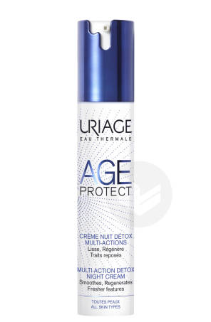 Age Protect Creme Nuit Detox Multi Actions 40 Ml