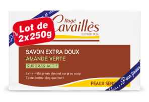 Savon Surgras Extra-doux Amande Verte 2x250g
