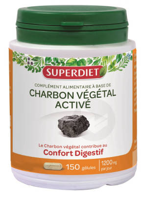 Charbon Vegetal Maxi Pot 150 Gelules