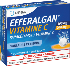  Vitamine C 500 Mg/200 Mg Comprimé Effervescent (2 Tubes De 8)