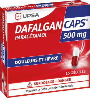 Dafalgan Caps 500 Mg 16 Gélules