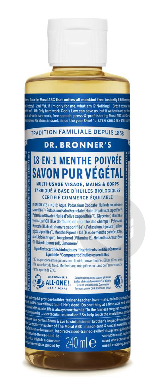 Savon Liquide Menthe Poivrée 18 En 1 240ml