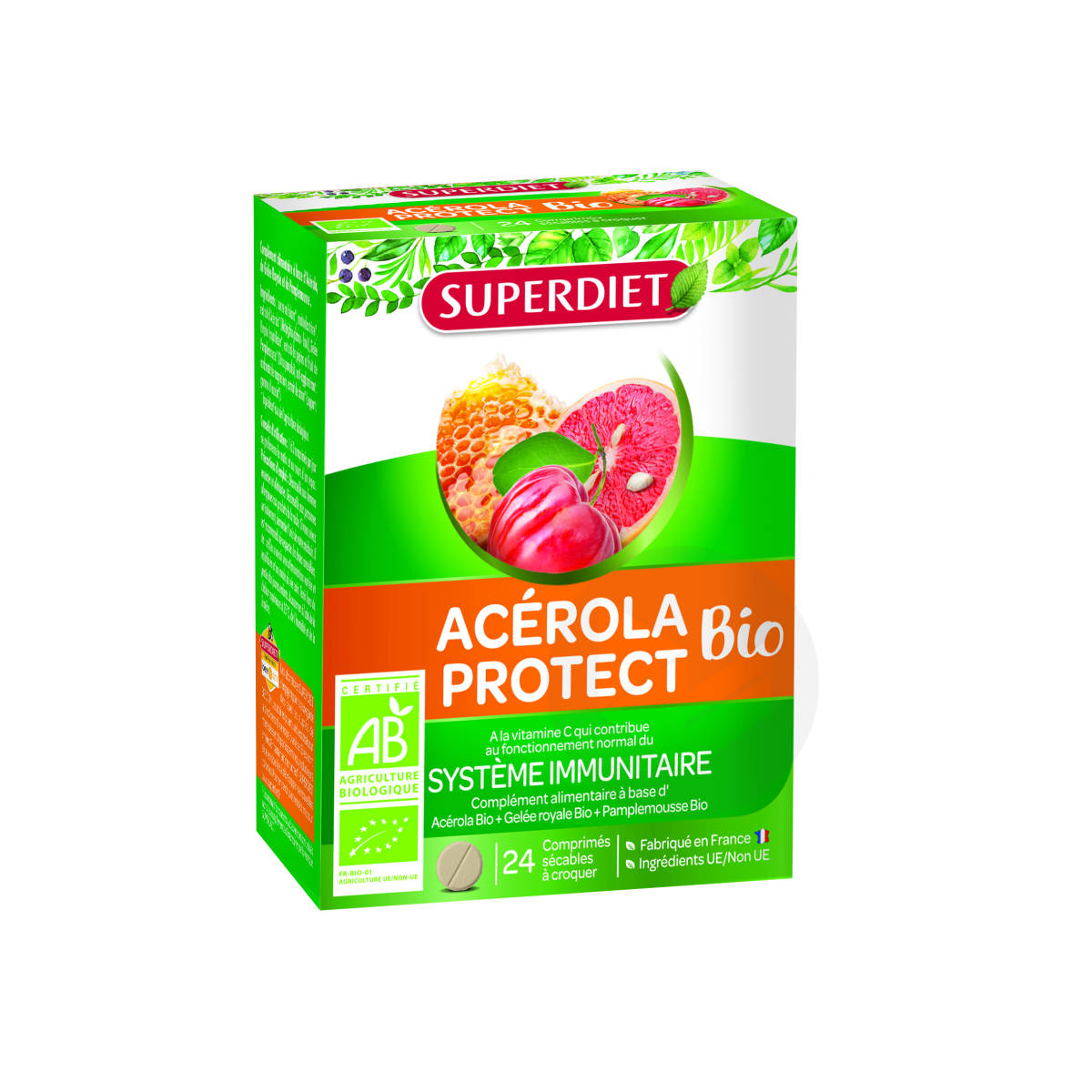 Acerola Protect Bio 24 Comprimés à Croquer