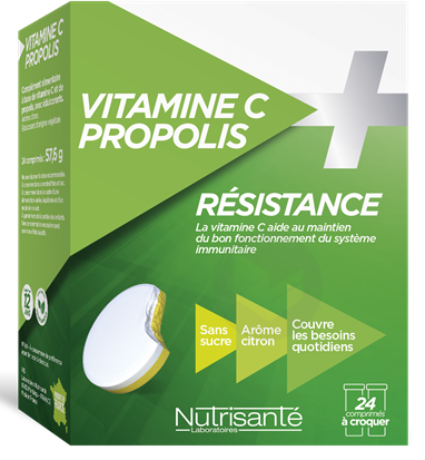 Vitamine C + Propolis 24 comprimés