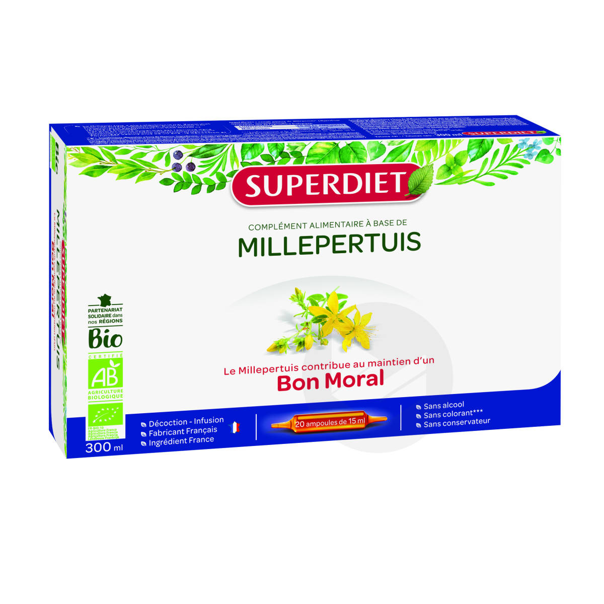 Millepertuis Bio 20 Ampoules