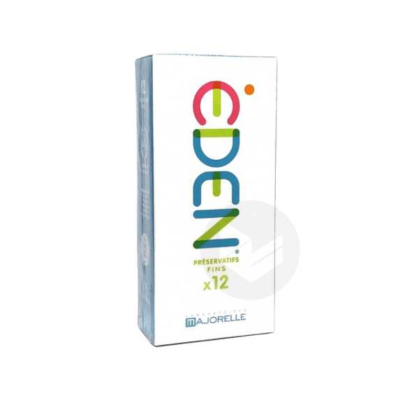 Eden Préservatif fin latex lubrifié x12